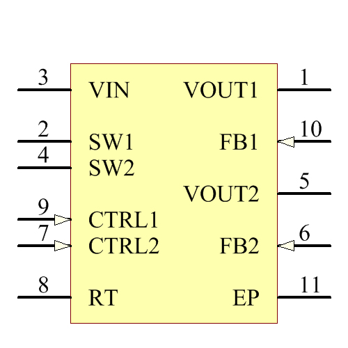 LT3466EDD-1#PBF Symbol - Analog Devices