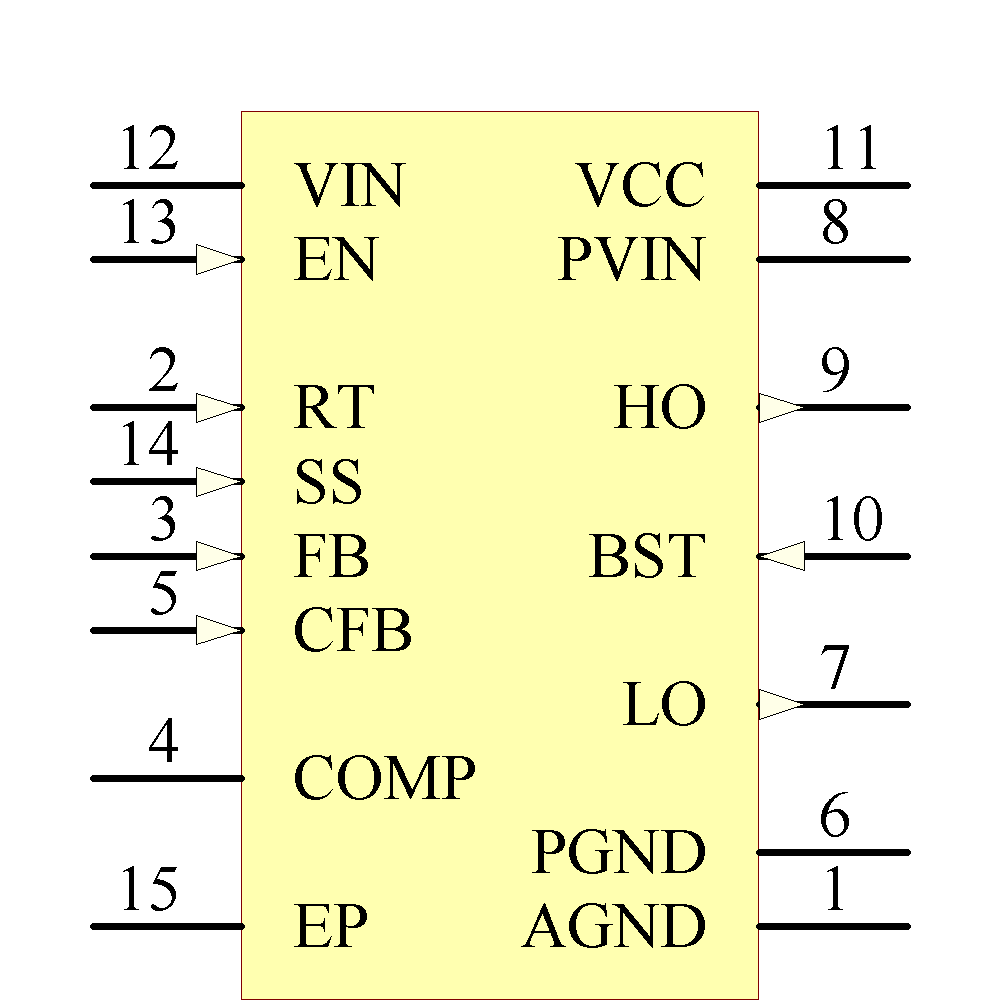 LM5015MHX/NOPB Symbol - Texas Instruments