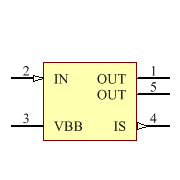 BTS6133DAUMA1 Symbol - Infineon