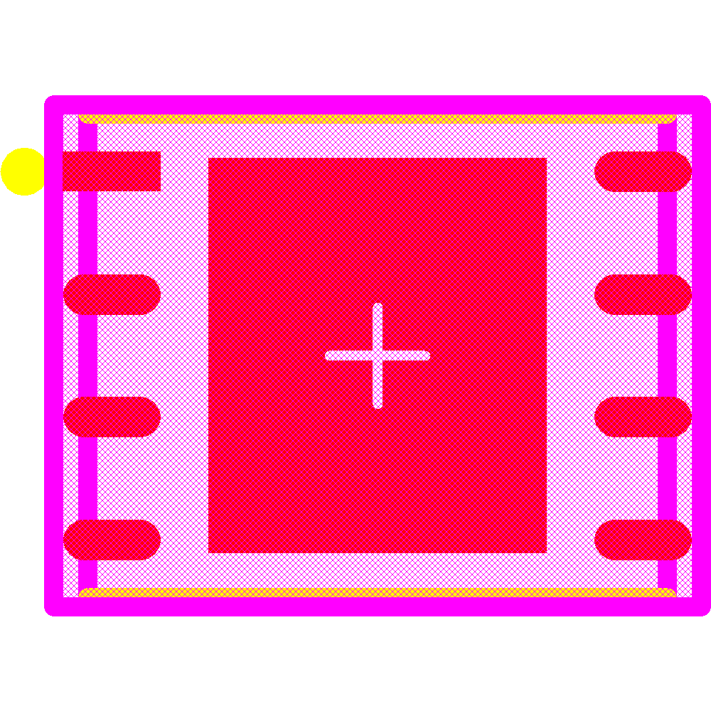 SST25VF020B-80-4I-QAE-T Footprint - Microchip