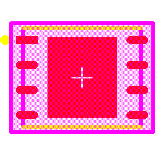 SST25VF020B-80-4I-QAE-T Footprint - Microchip