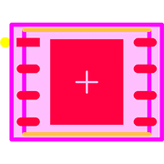 SST25VF020B-80-4I-QAE-T Footprint - Microchip