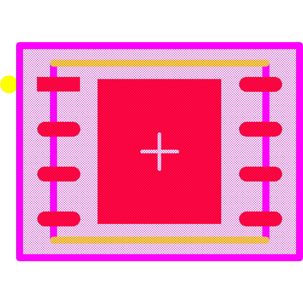 SST25VF020B-80-4I-QAE-T Footprint - Microchip