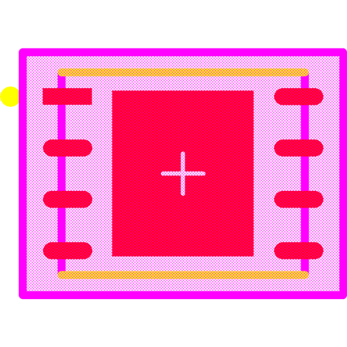 SST25VF020B-80-4I-QAE-T Footprint - Microchip