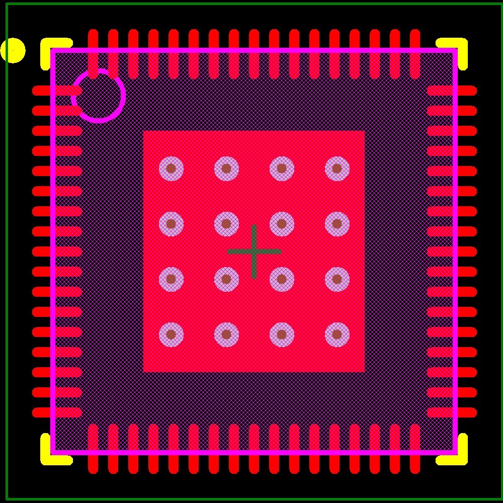 QCA7000-AL3C Footprint - Qualcomm