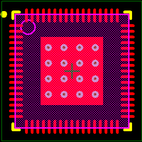 QCA7000-AL3C Footprint - Qualcomm