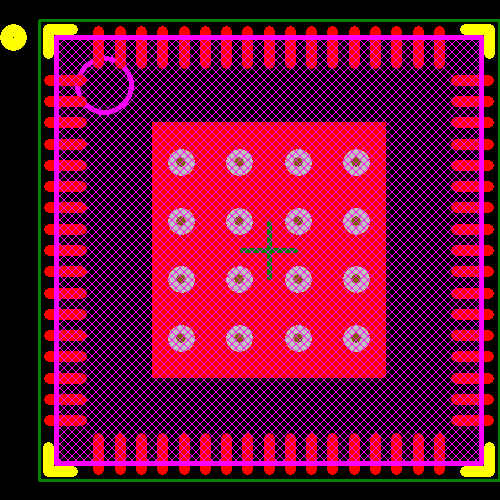 QCA7000-AL3C Footprint - Qualcomm
