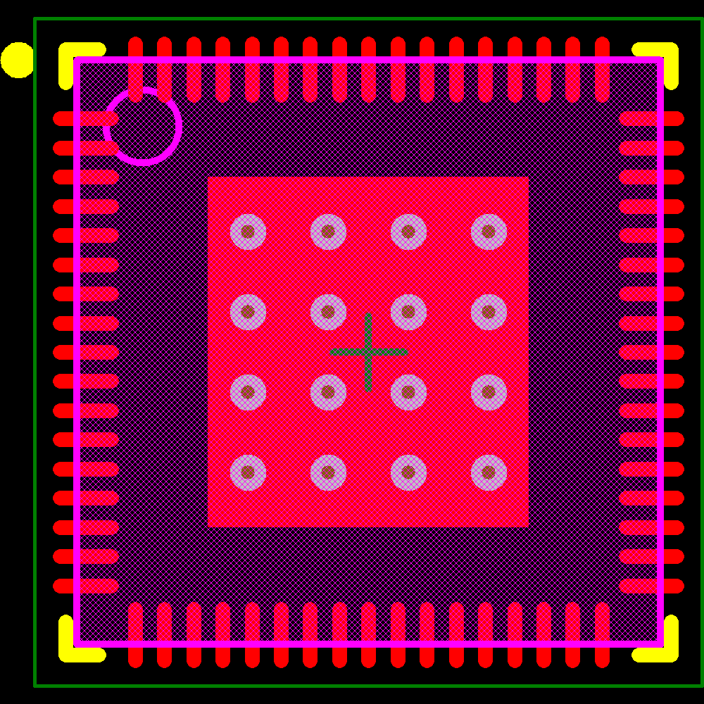 QCA7000-AL3C Footprint - Qualcomm