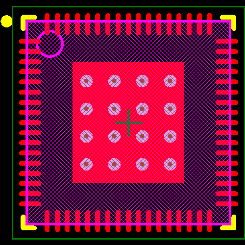 QCA7000-AL3C Footprint - Qualcomm