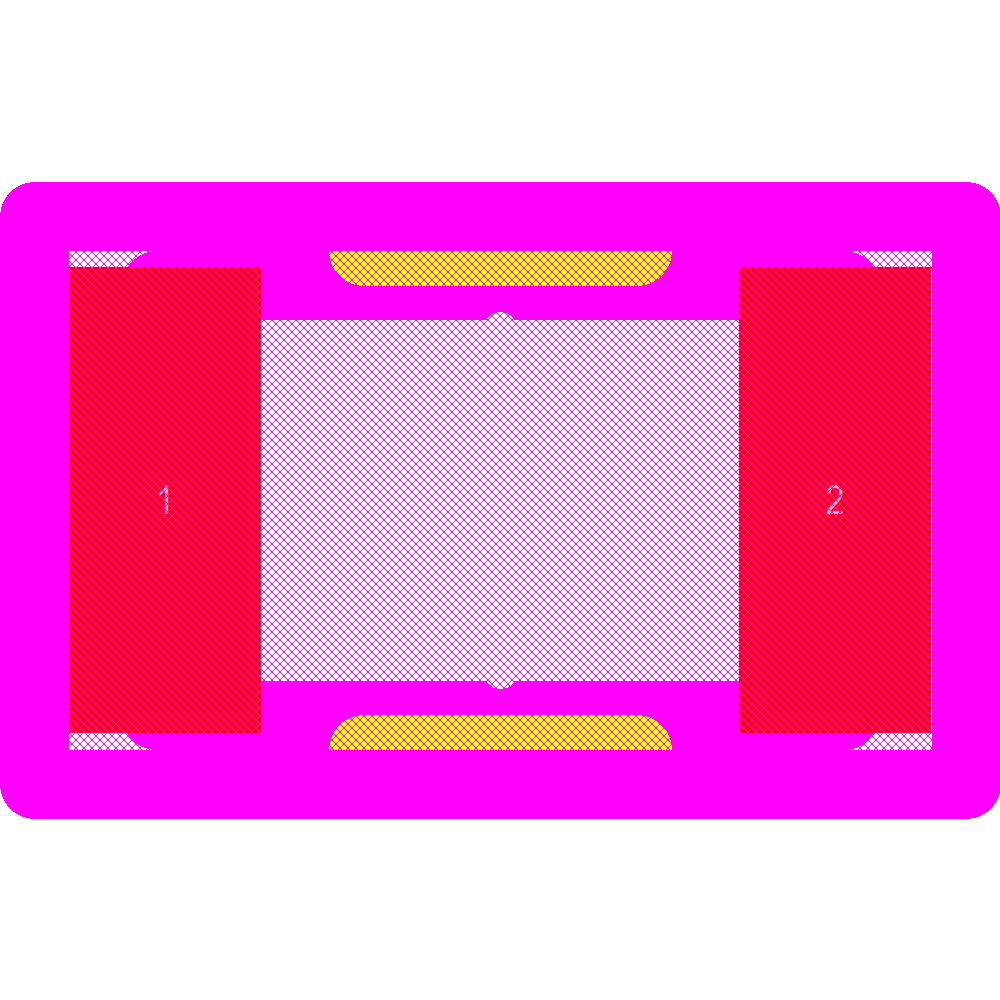 C2012X7S1E106K125AC Footprint - TDK