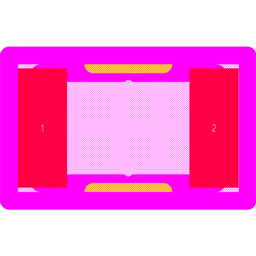 C2012X7S1E106K125AC Footprint - TDK