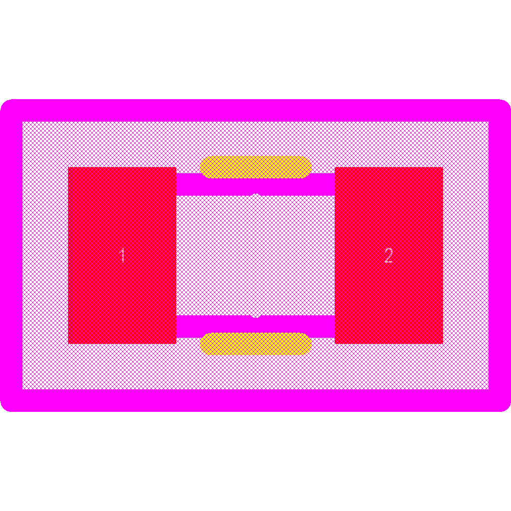 C2012X7S1E106K125AC Footprint - TDK