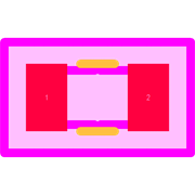 C2012X7S1E106K125AC Footprint - TDK