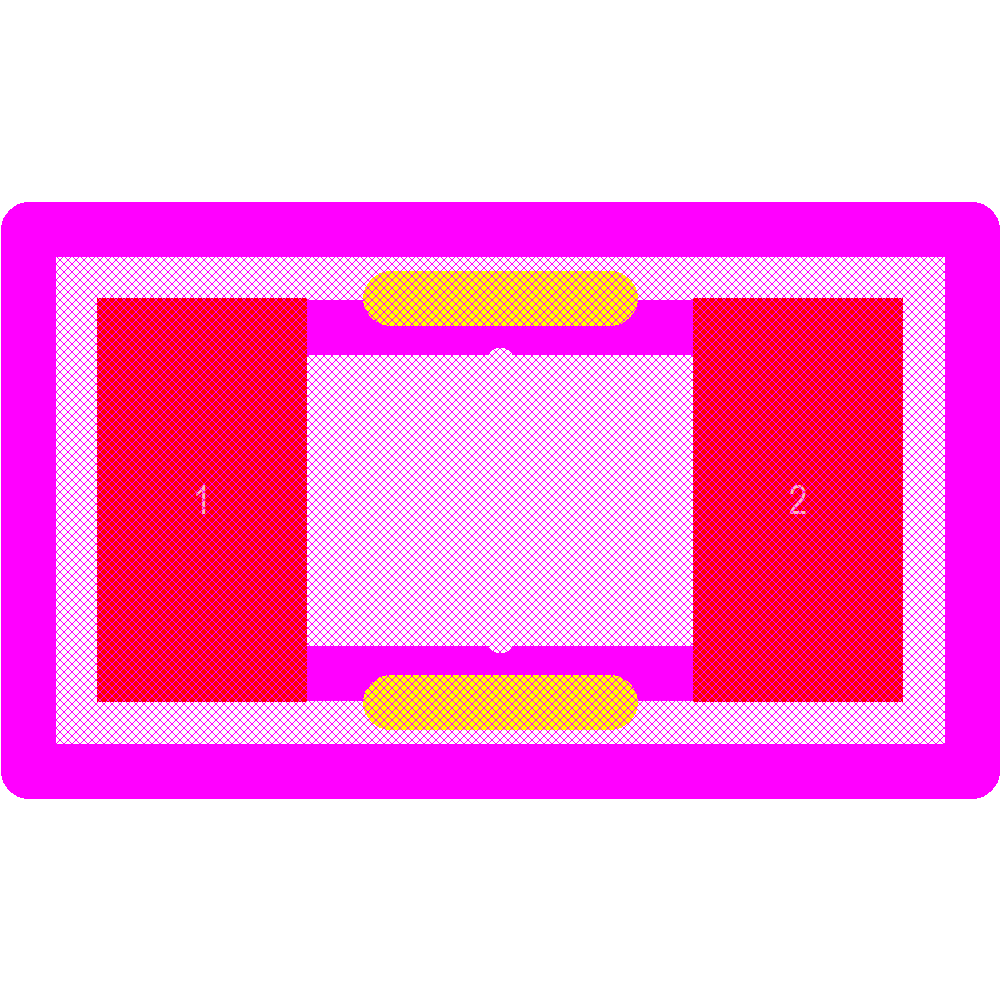 C2012X7S1E106K125AC Footprint - TDK