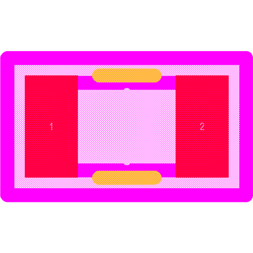 C2012X7S1E106K125AC Footprint - TDK