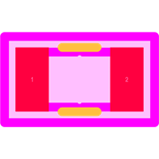C2012X7S1E106K125AC Footprint - TDK