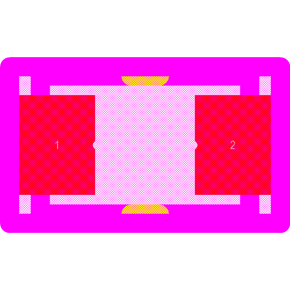 C2012X7S1E106K125AC Footprint - TDK
