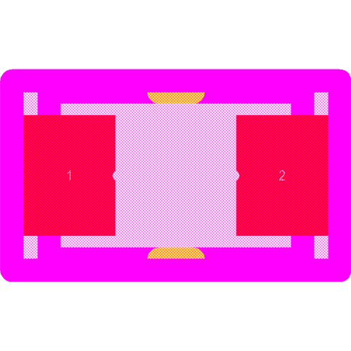 C2012X7S1E106K125AC Footprint - TDK