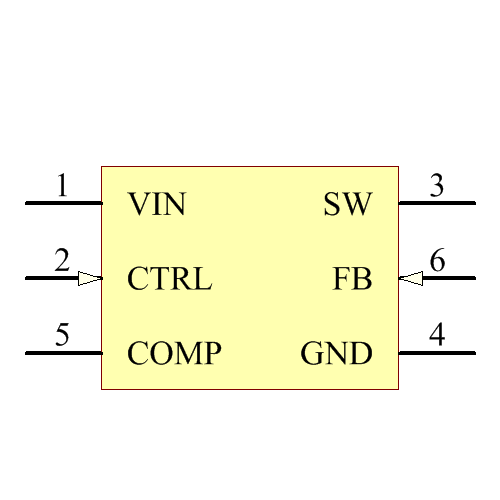 TPS61165DBVR Symbol - Texas Instruments