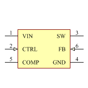 TPS61165DBVR Symbol - Texas Instruments