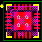 LTC3209EUF-2#PBF Footprint - Analog Devices