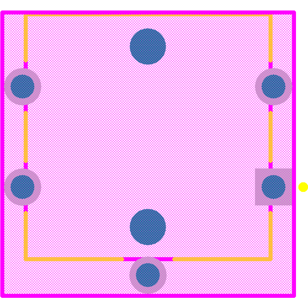 B3F-4105 Footprint - Omron