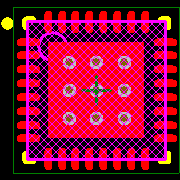 TLC5946RHBRG4 Footprint - Texas Instruments