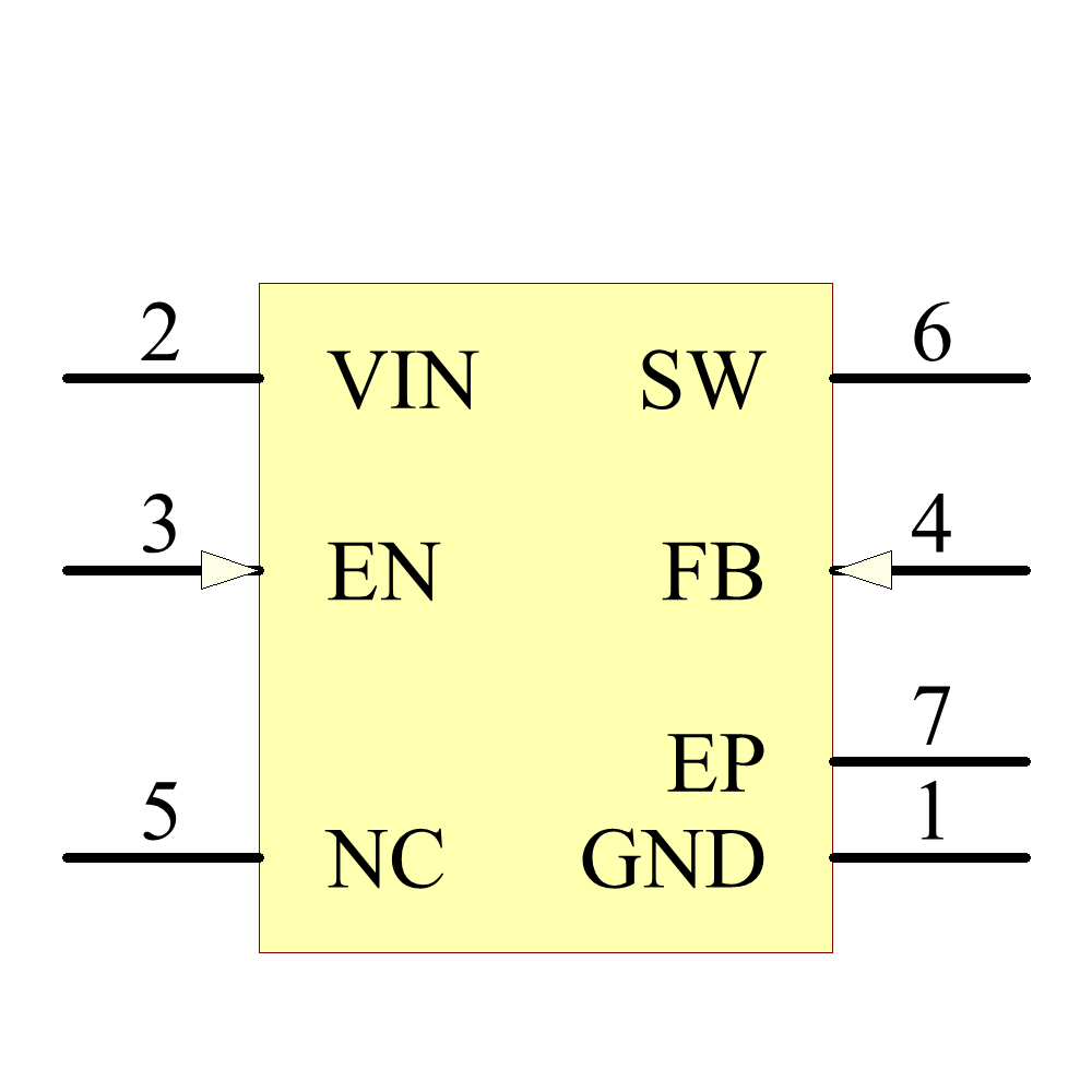 TPS61041DRVR Symbol - Texas Instruments