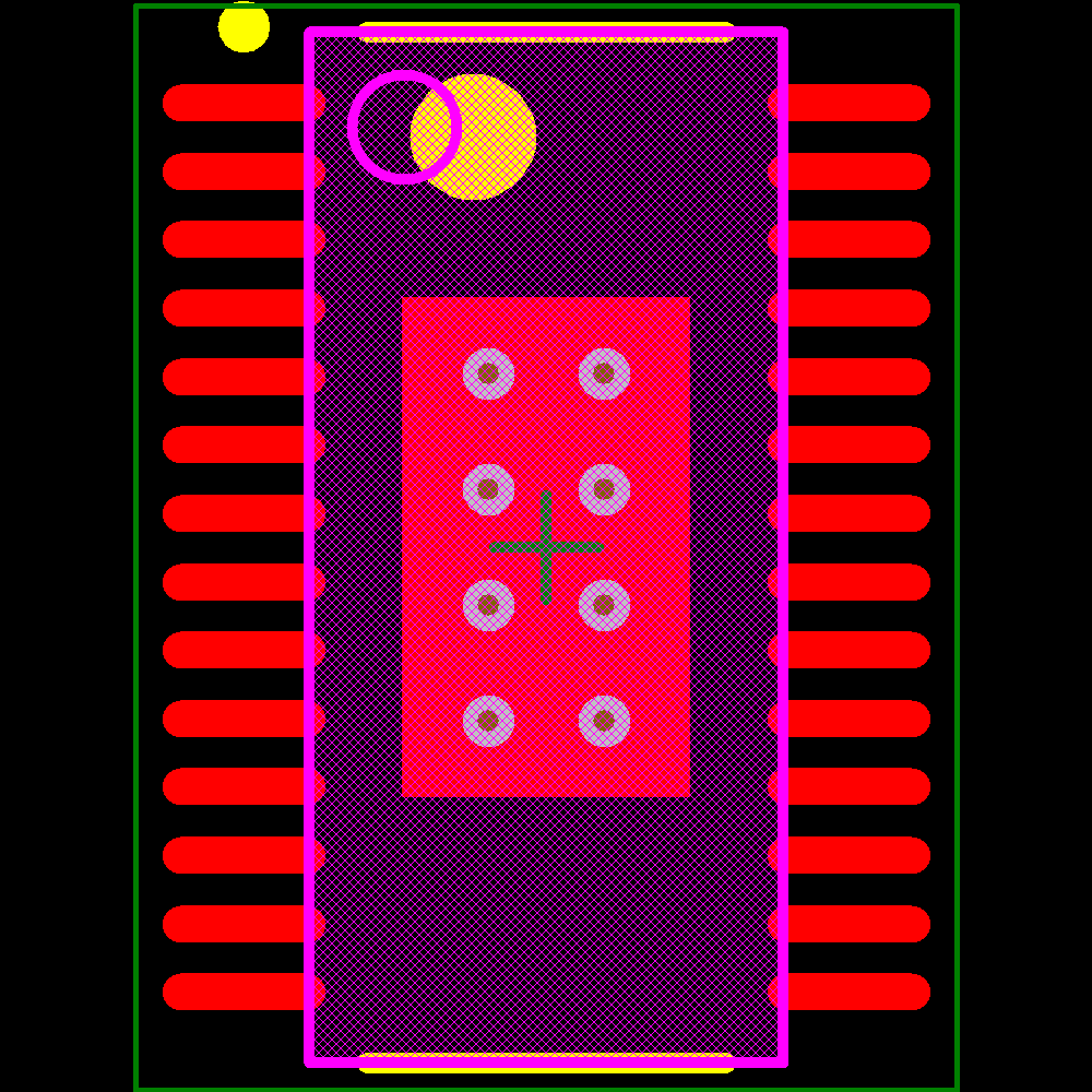 LT3492EFE#PBF Footprint - Analog Devices