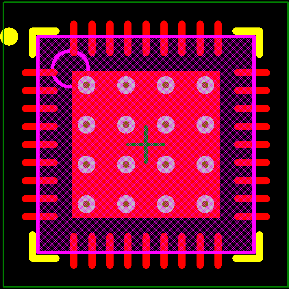 SI5324B-C-GMR Footprint - Silicon Lab