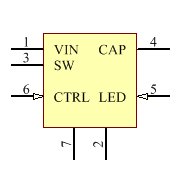 LT3491EDC#TRPBF Symbol - Analog Devices