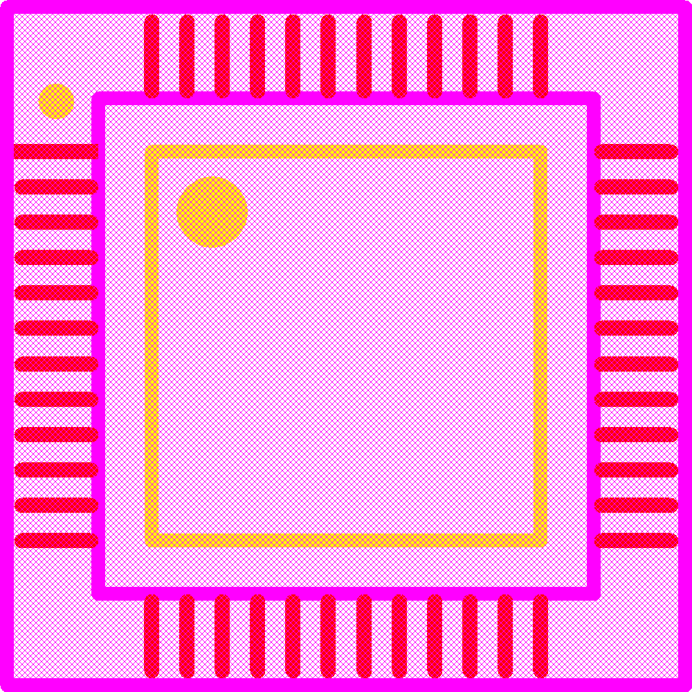 KSZ8041TL Footprint - Microchip