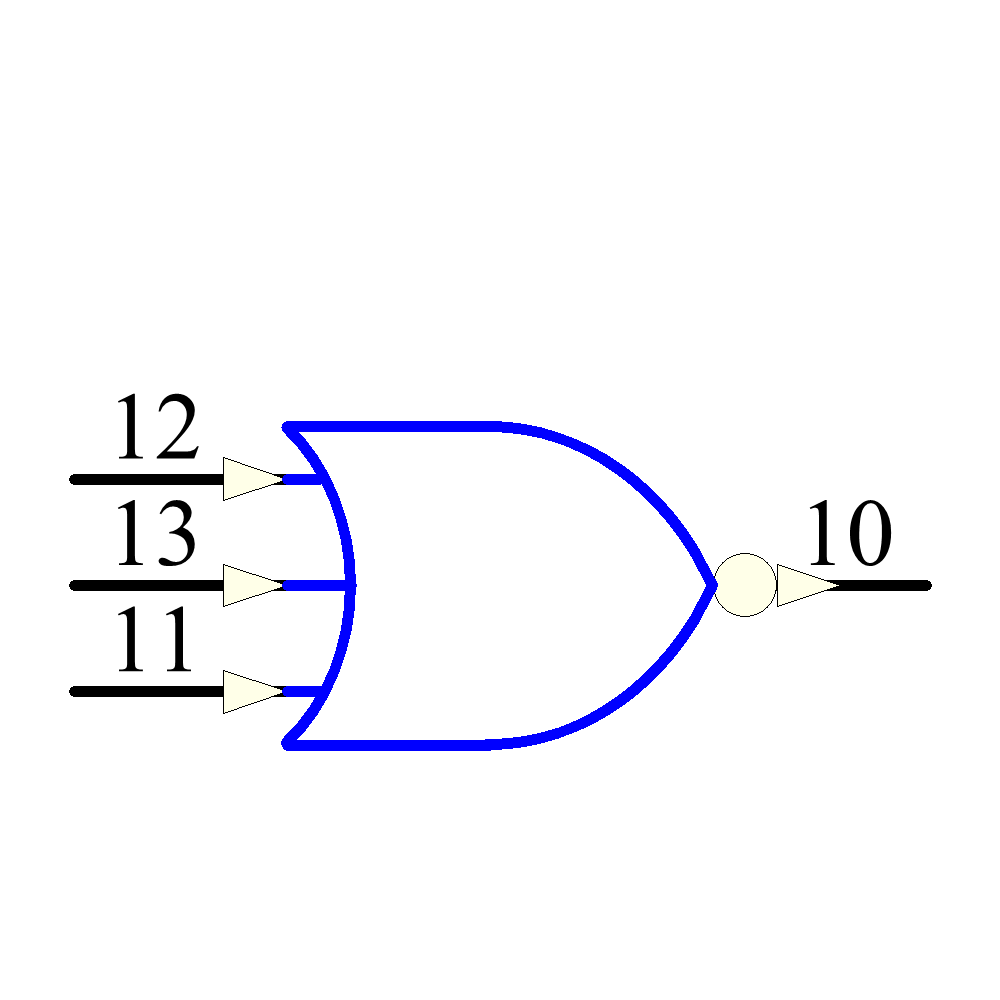 CD4025BM96 Symbol - Texas Instruments