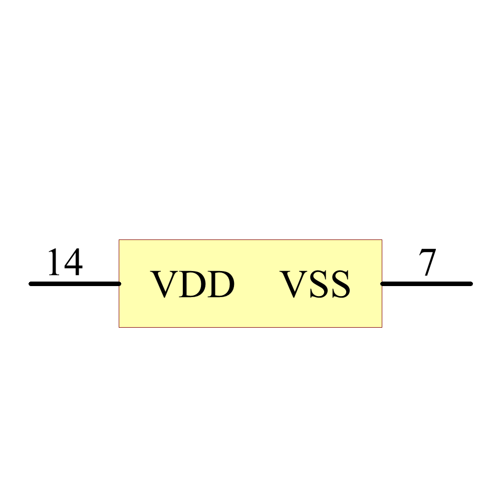 CD4025BM96 Symbol - Texas Instruments