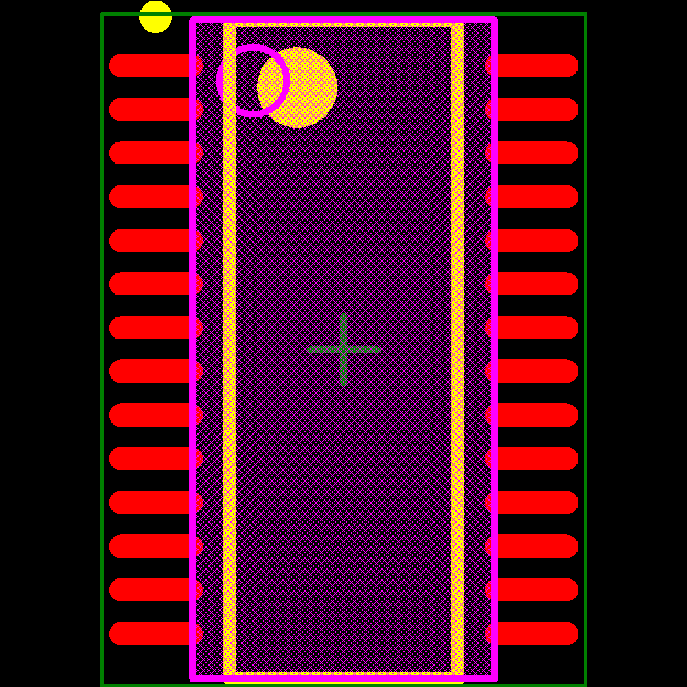 TLC59116IPWR Footprint - Texas Instruments