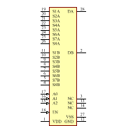 ADG1207YRUZ-REEL7 Symbol - Analog Devices