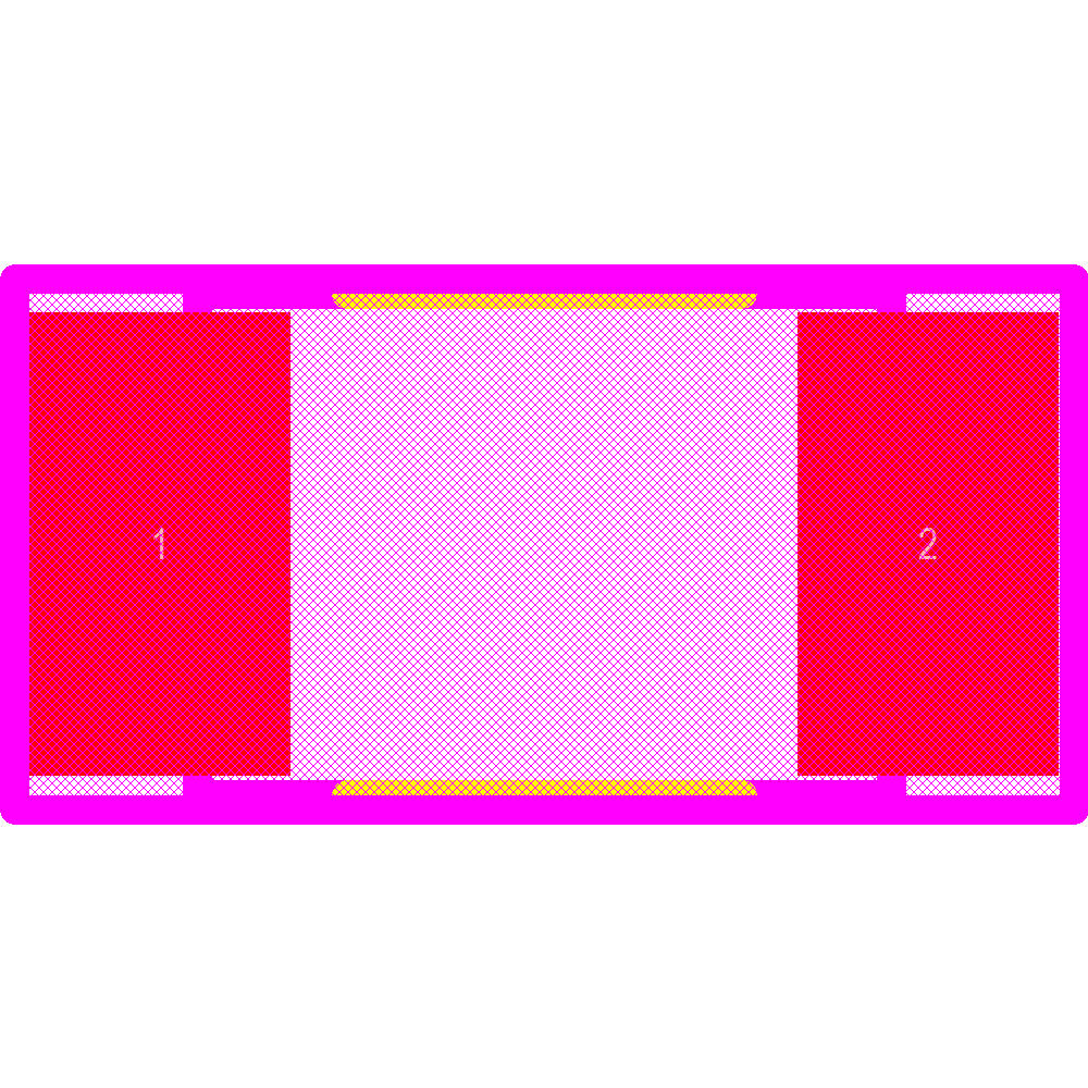 1812L020PR Footprint - Littelfuse