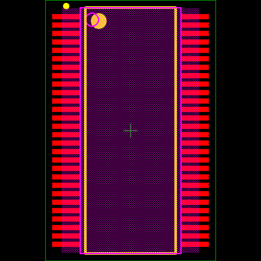 SN74ACT7813-15DL Footprint - Texas Instruments