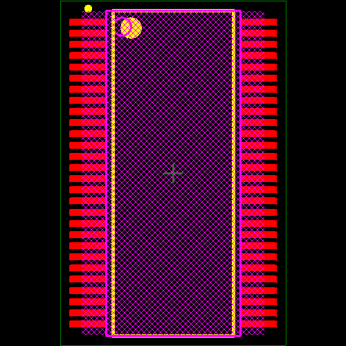 SN74ACT7813-15DL Footprint - Texas Instruments
