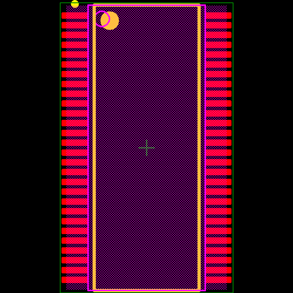 SN74ACT7813-15DL Footprint - Texas Instruments