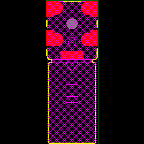 59S22B-40MT5-C Footprint - Rosenberger