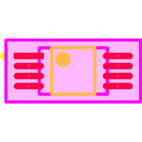 M24C02-WDW6TP Footprint - STMicroelectronics