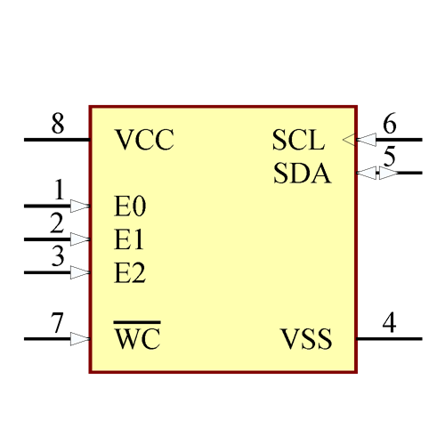 M24C02-WDW6TP Symbol - STMicroelectronics