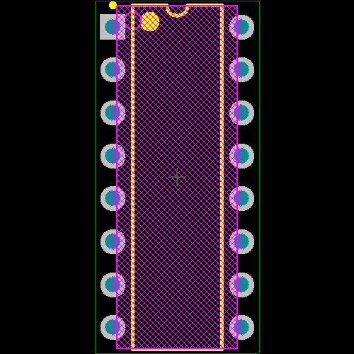 ADG408BN Footprint - Analog Devices