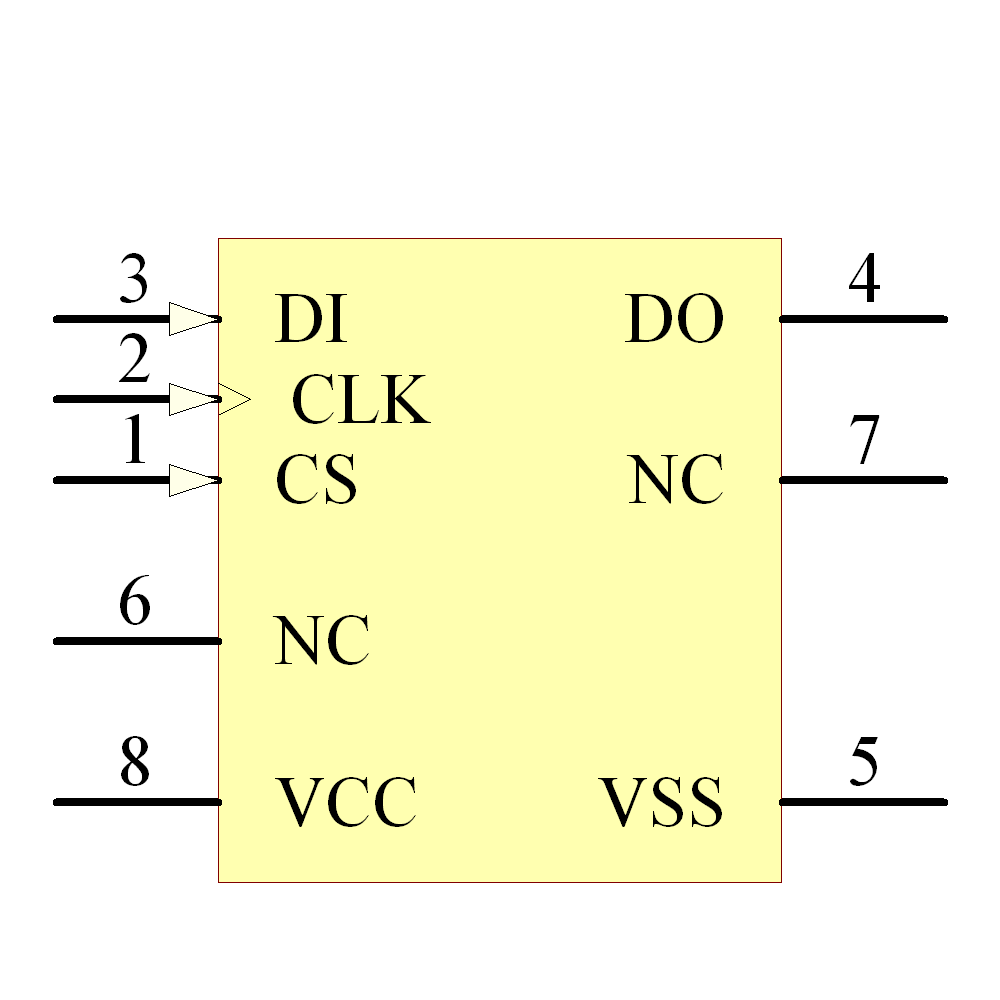 93LC66AT-E/ST Symbol - Microchip