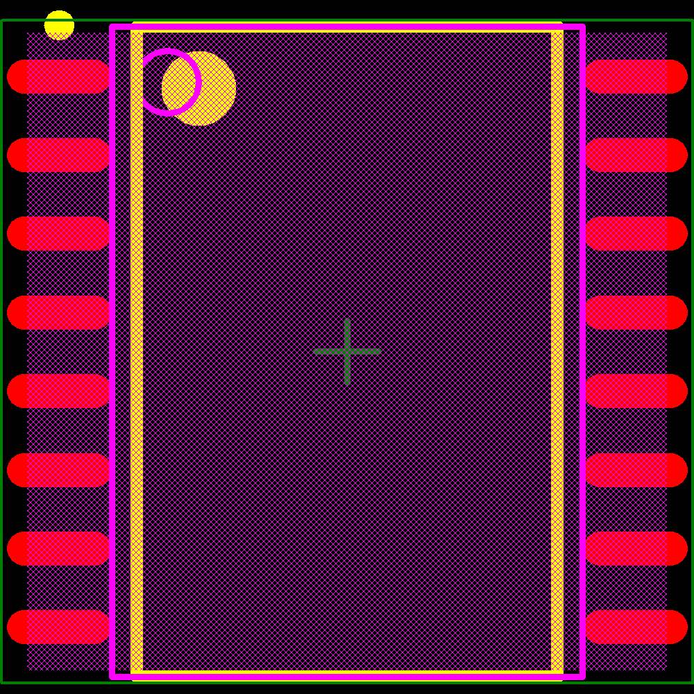 ISO7241MDWG4 Footprint - Texas Instruments