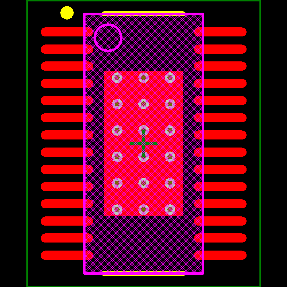 LM3431AMHX/NOPB Footprint - Texas Instruments