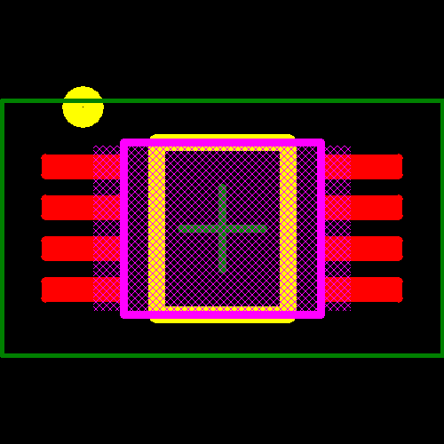 SN74AUC2G66DCUR Footprint - Texas Instruments