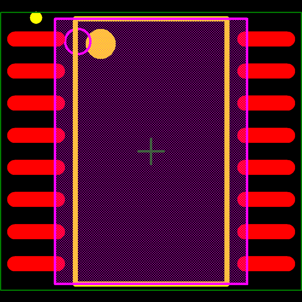 M25P64S-VMF6TP Footprint - Micron