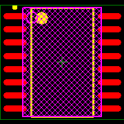 M25P64S-VMF6TP Footprint - Micron